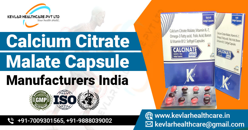 Calcium Citrate Malate Capsule Manufacturers India – Kevlar Healthcare | Best PCD Pharma Franchise Company-Kevlar Healthcare Pvt Ltd